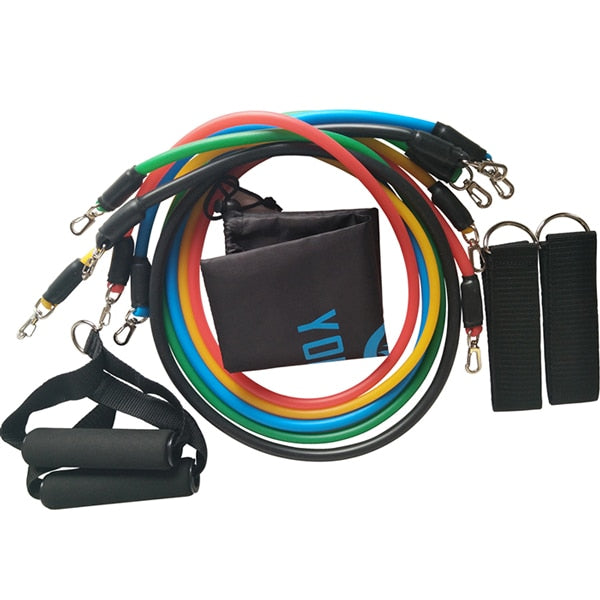 11 Pcs Resistance Bands Set