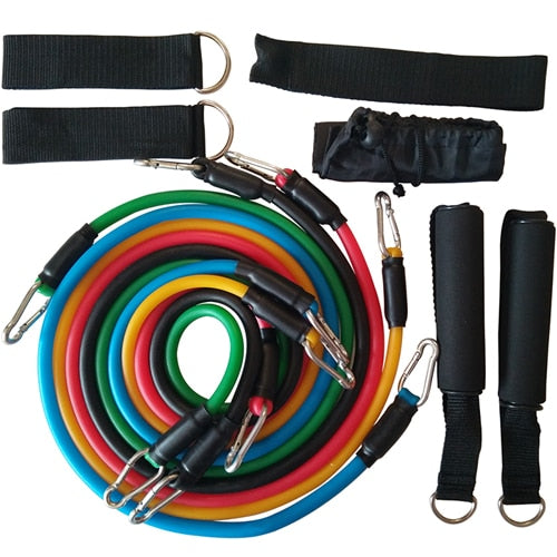 11 Pcs Resistance Bands Set